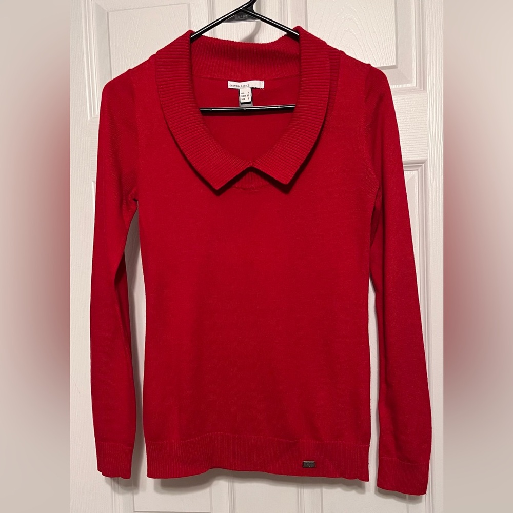 Mango,Women’s Peter Pan collar sweater, size S